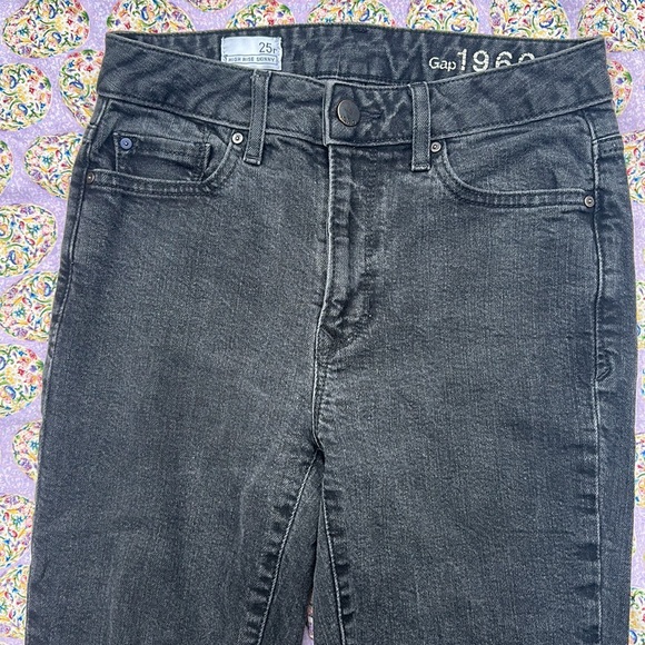 Gap high rise skinny jeans black size 25r - Picture 3 of 10